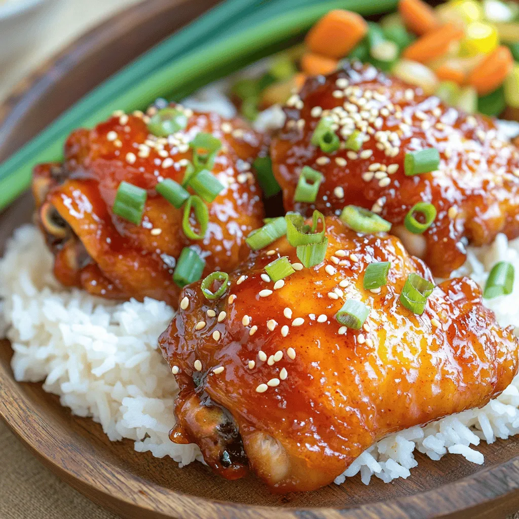 Sticky Honey Gochujang Chicken Bold and Flavorful Dish