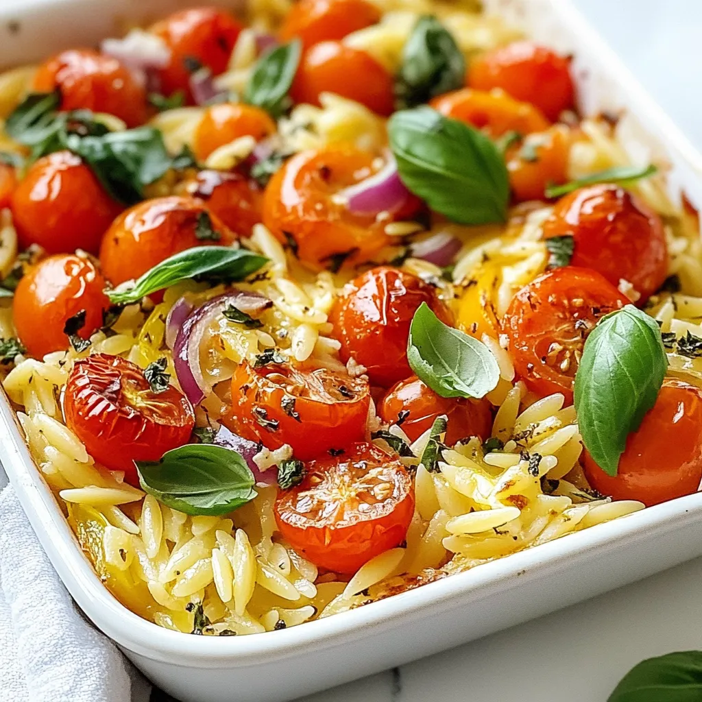 Baked Feta Orzo Delightful and Easy Meal Recipe