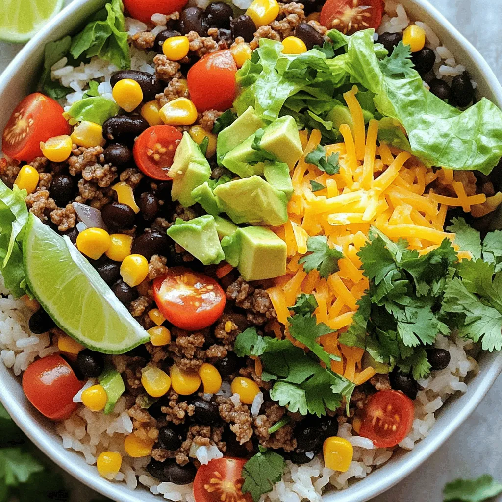 Quick Taco Rice Bowl Flavorful and Easy Meal Prep