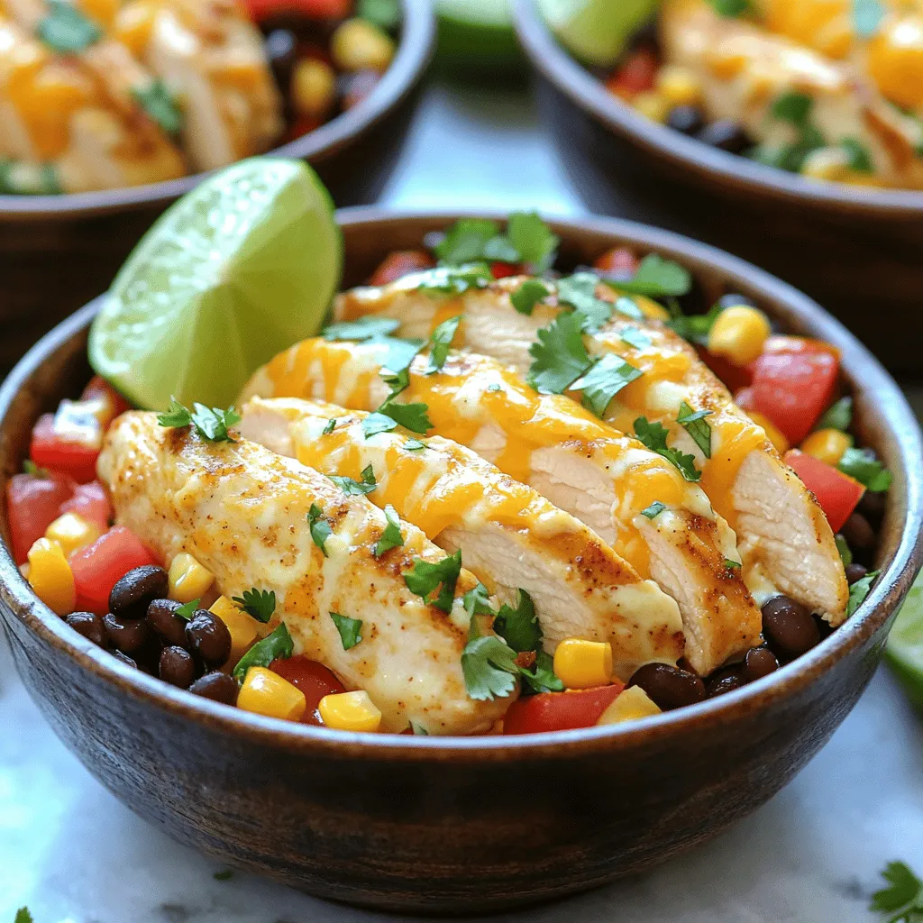 To make Mexican Chicken with Cheese Sauce, you need simple yet flavorful ingredients. First, gather four boneless, skinless chicken breasts. You will also need olive oil, cumin, paprika, garlic powder, onion powder, salt, and pepper. For the colorful mix, use one cup of diced tomatoes, one cup of corn, and one cup of black beans. Optionally, add one finely chopped jalapeño pepper for some heat. Finally, prepare for the cheese sauce with one cup of shredded cheddar cheese, half a cup of cream cheese, and half a cup of milk.