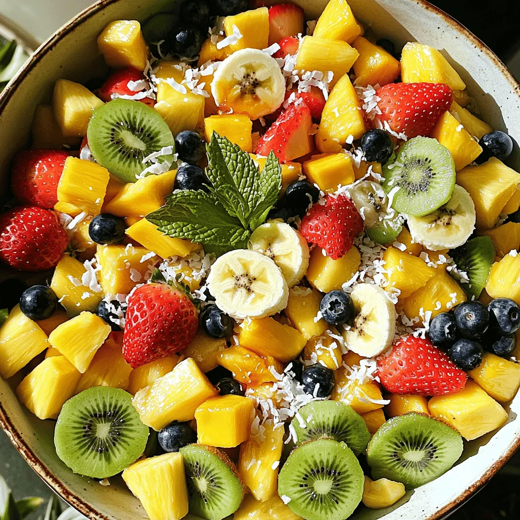 Tropical Fruit Salad Delightful and Refreshing Recipe