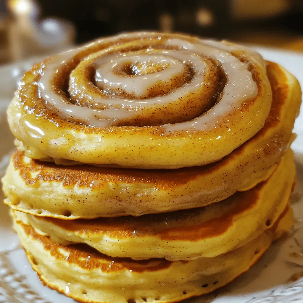 Cinnamon Roll Pancakes Irresistible Breakfast Delight