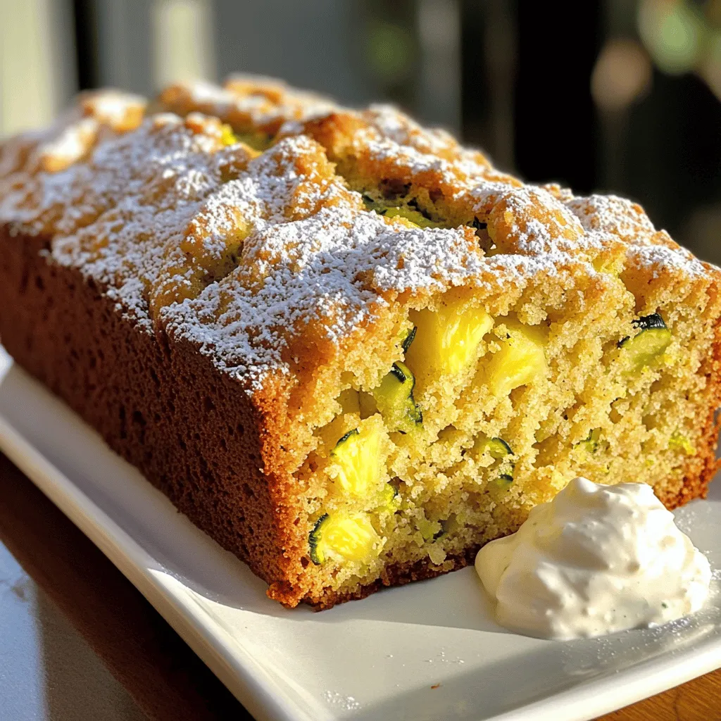 Pineapple Zucchini Bread Delightful and Easy Recipe