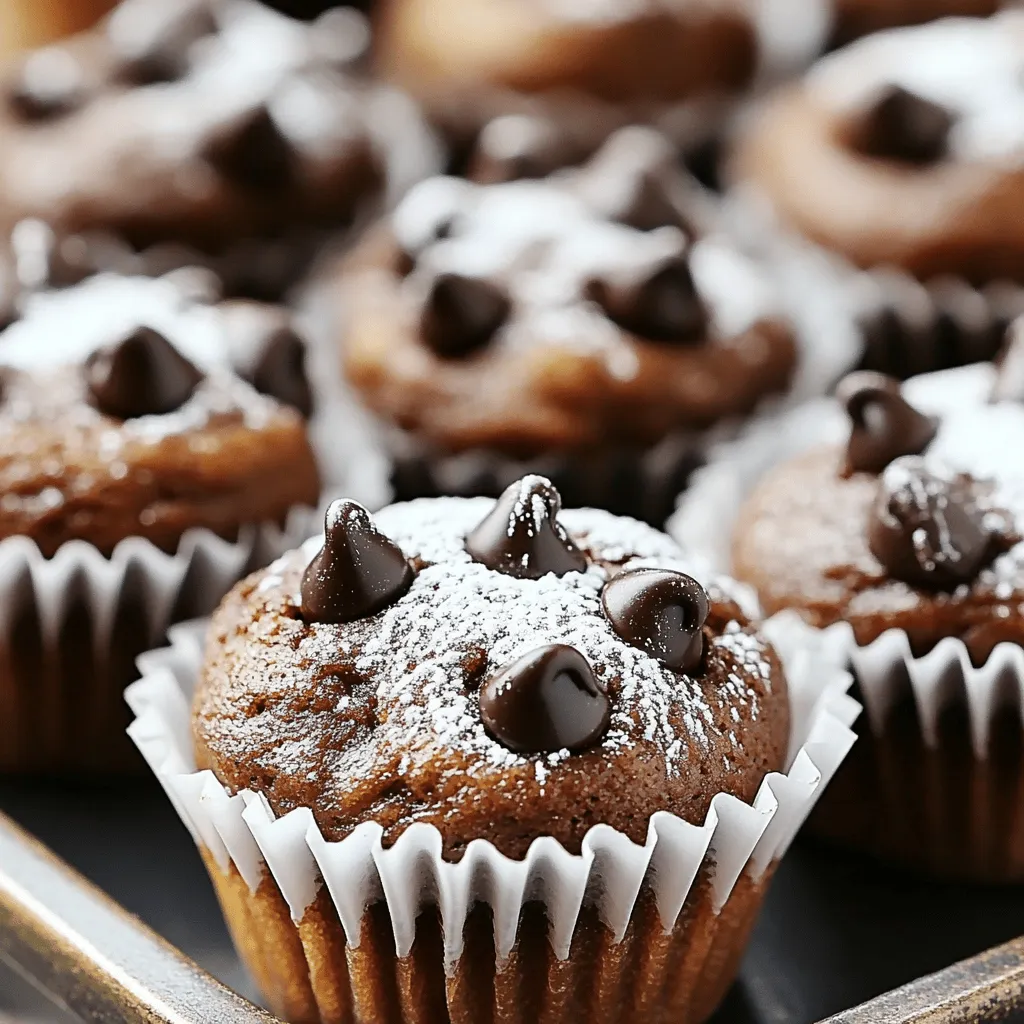 Healthy Chocolate Mini Muffins Simple and Tasty Treat