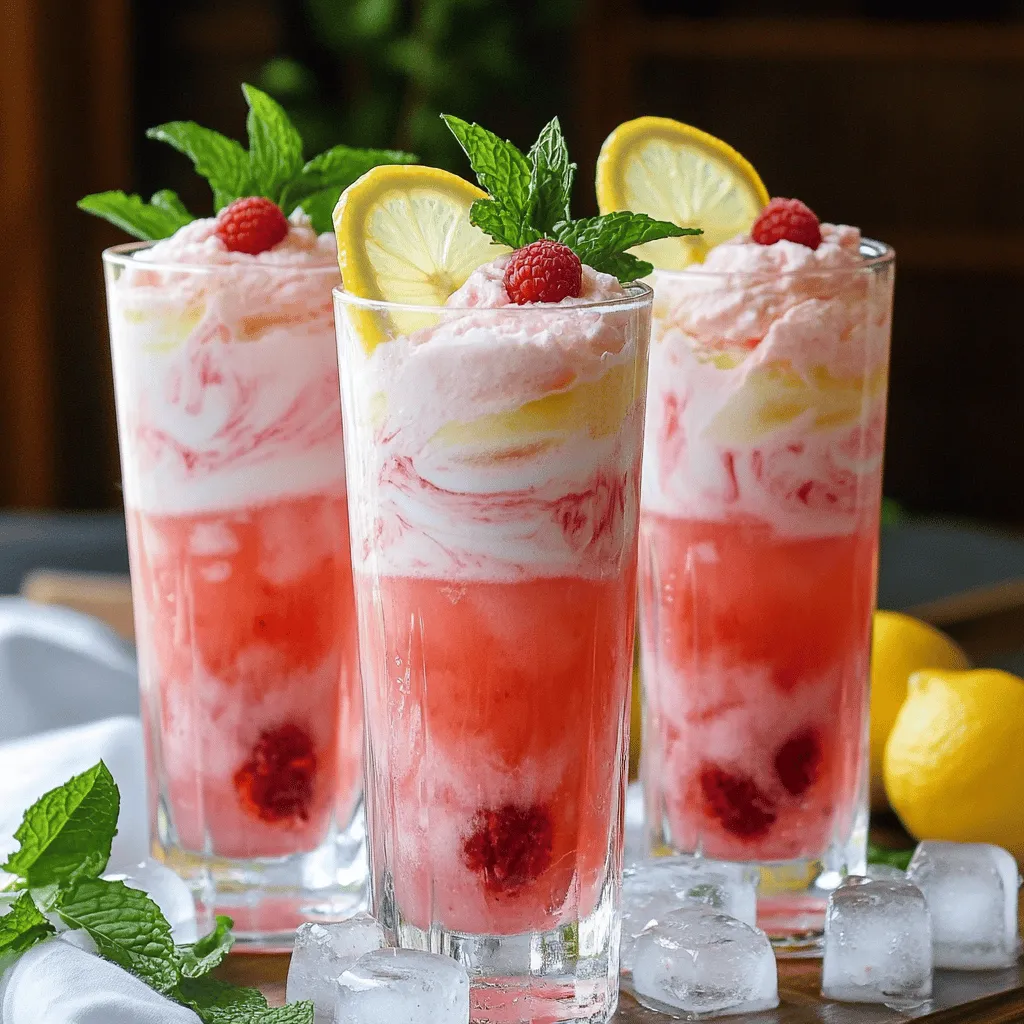 Whipped Pink Lemonade Refreshing Summer Drink Recipe