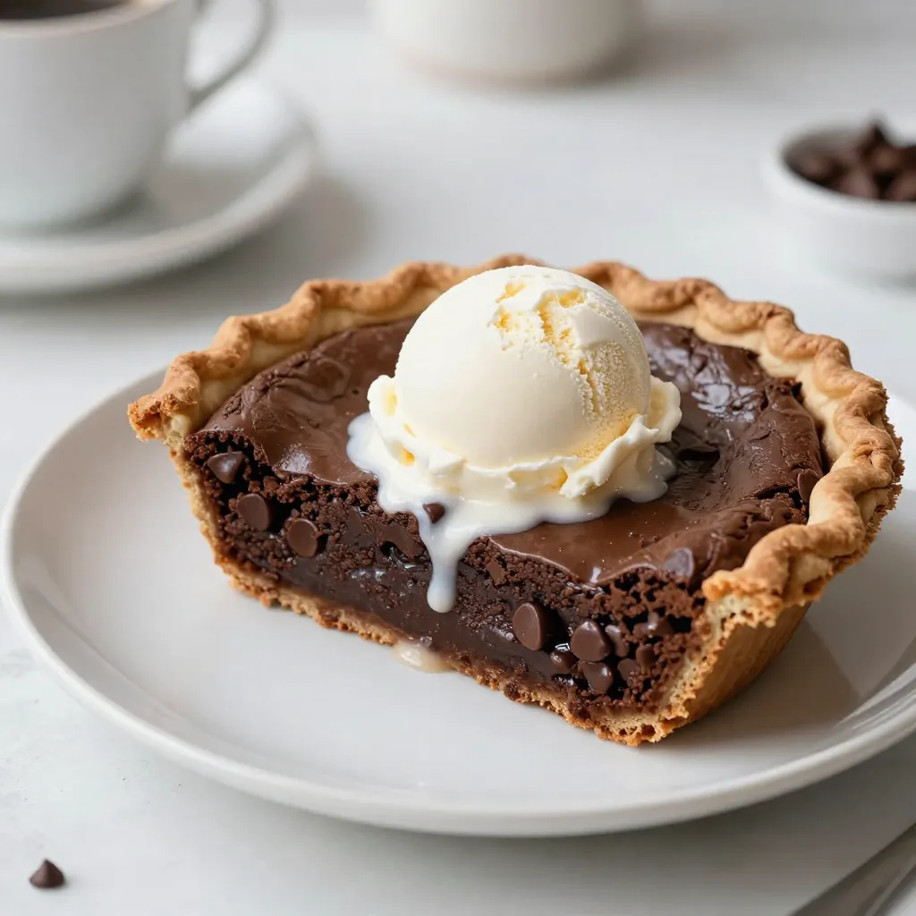Gooey Brownie Pie Irresistible Dessert Delight