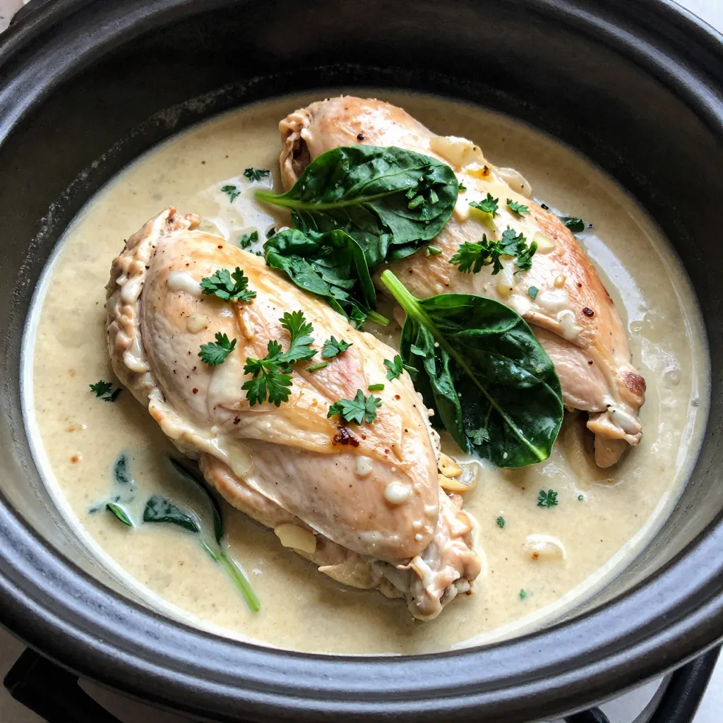 Slow Cooker Creamy Chicken Tasty Weeknight Meal