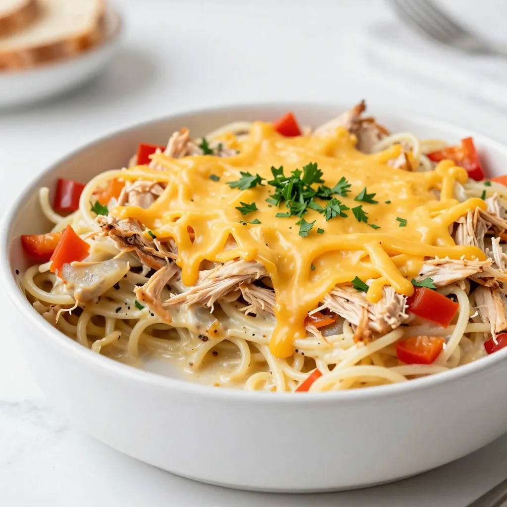 Southern Chicken Spaghetti Casserole Satisfying Comfort