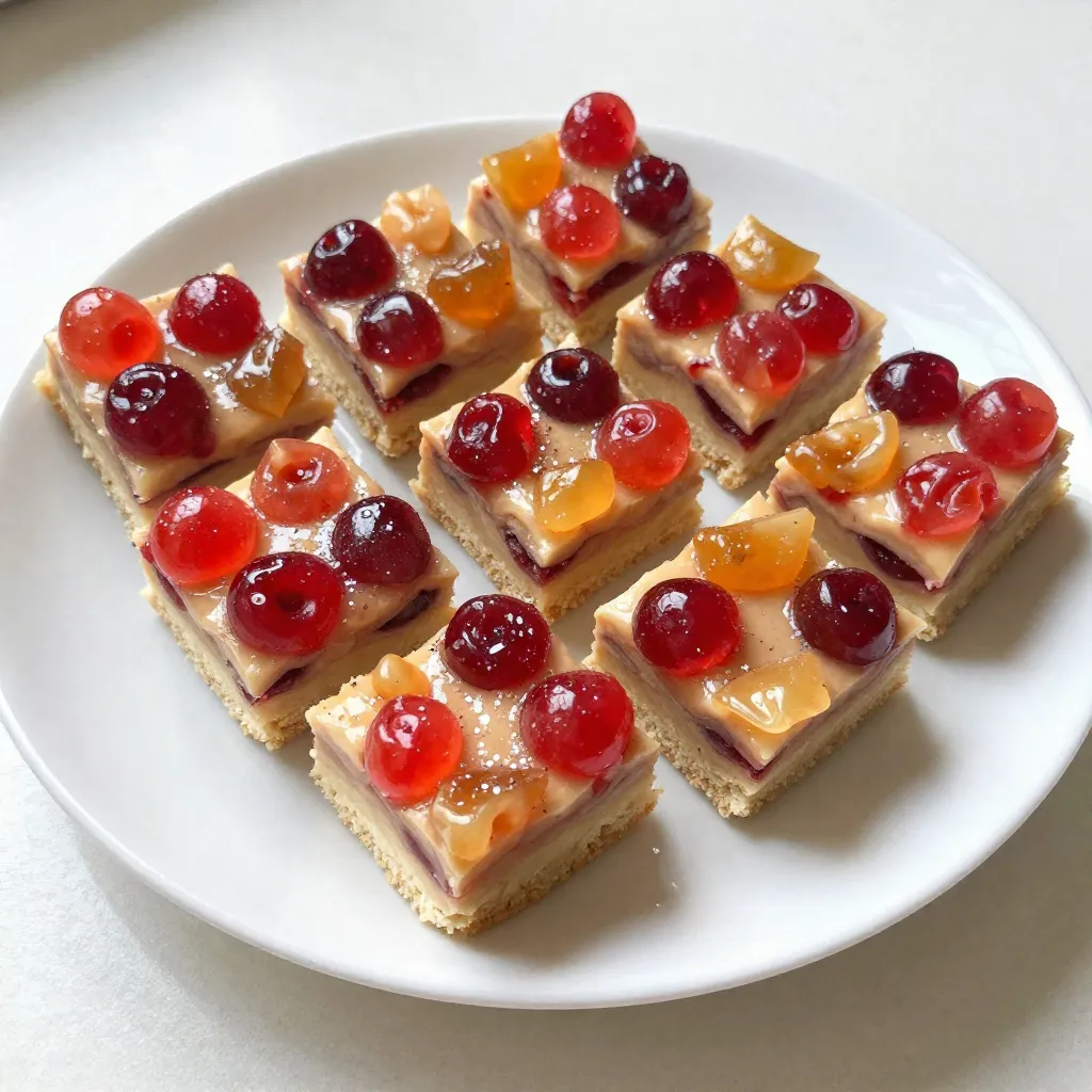 Candied Cherry Divinity Squares Irresistible Treat