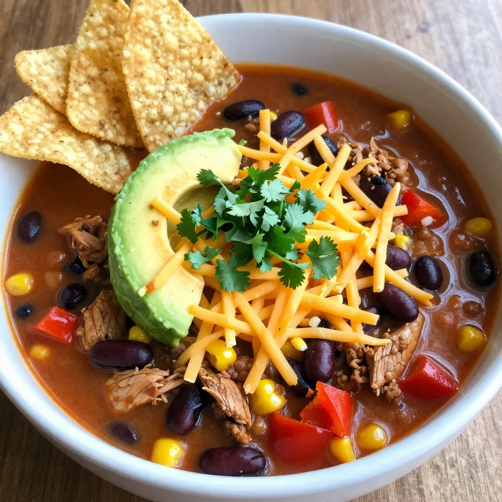 One-Pot Taco Soup Flavorful and Easy Recipe