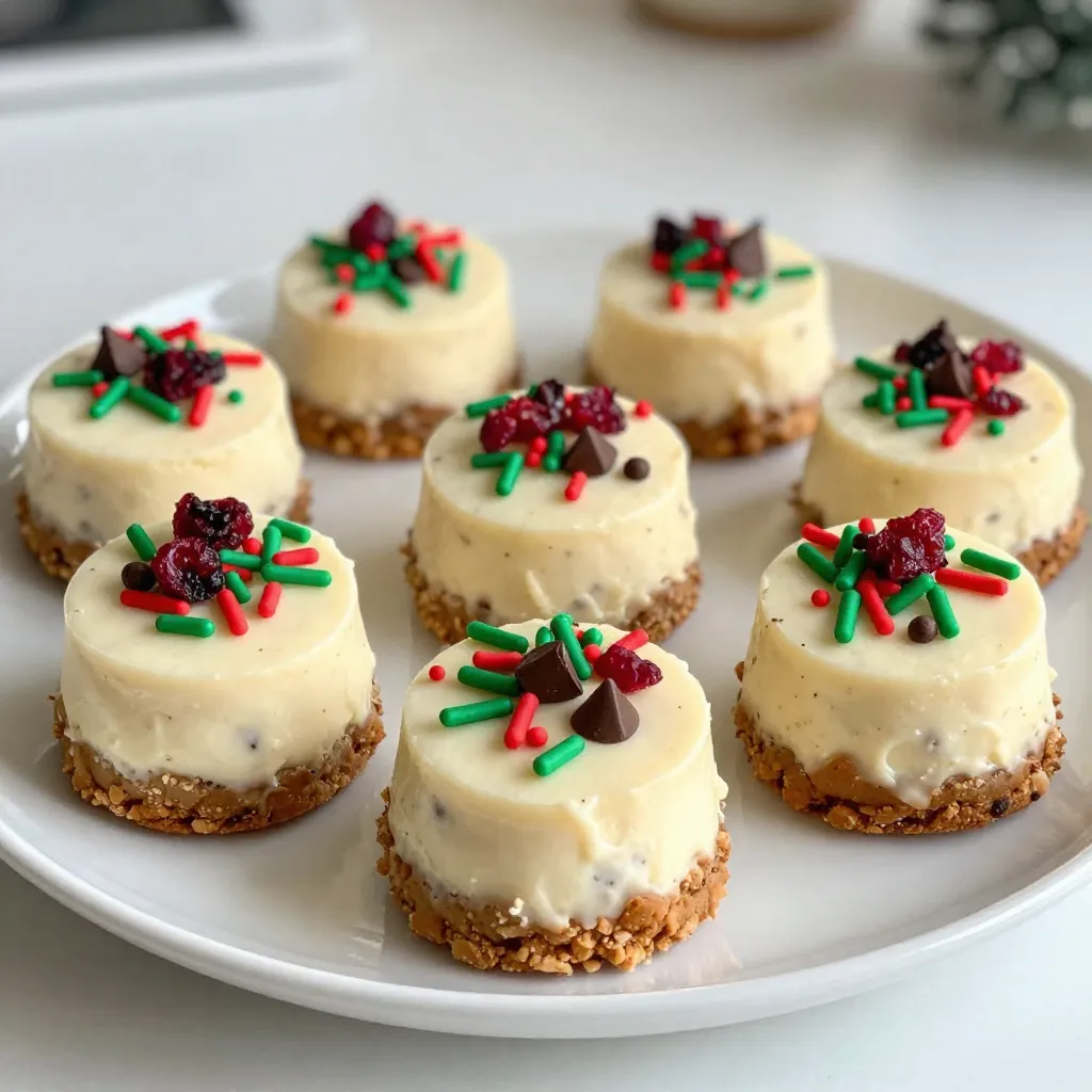 No-Bake Christmas Cheesecake Bites Easy Holiday Treat