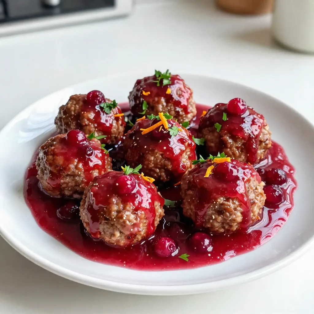 Christmas Cranberry Meatballs Festive Flavor Boost