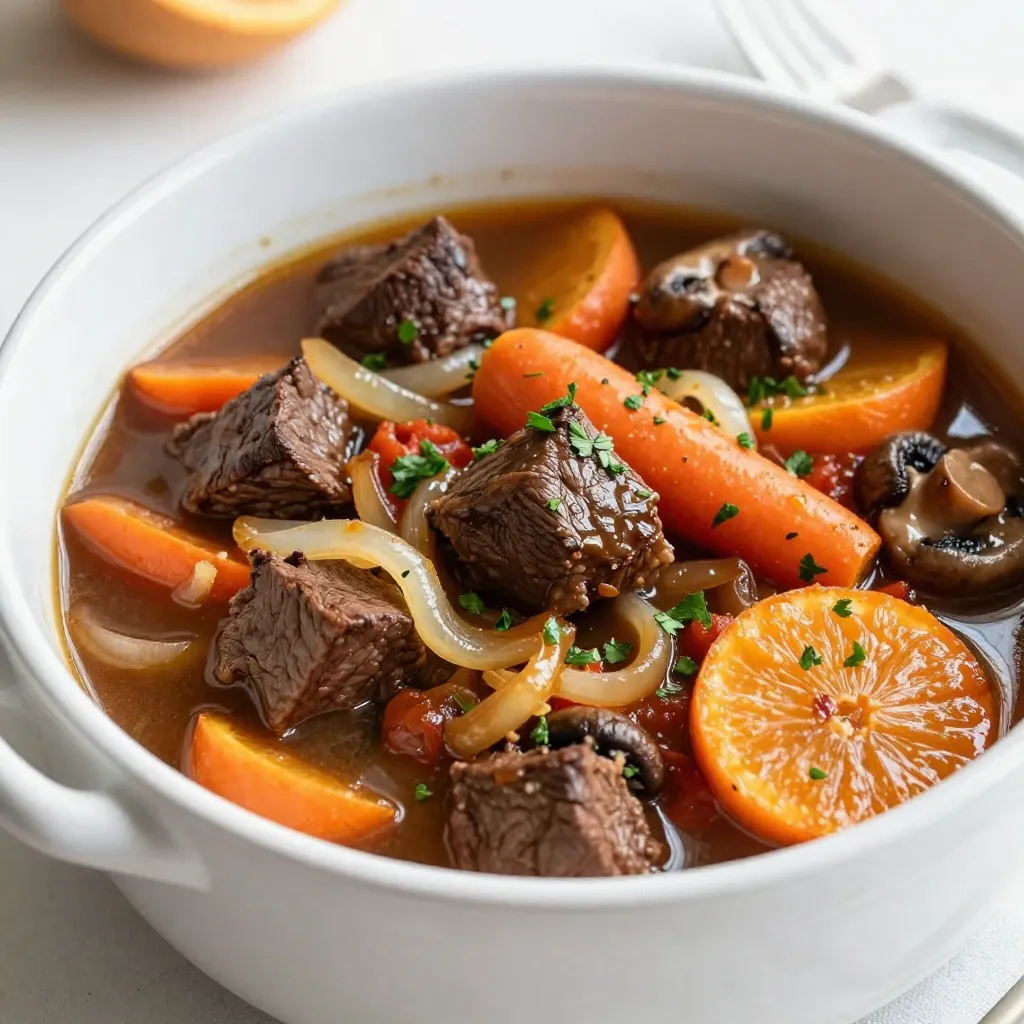 Slow Cooker Beef Bourguignon Comforting and Hearty Dish