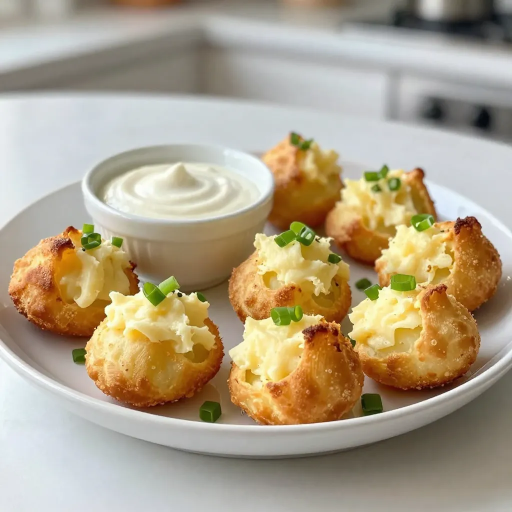 Mashed Potato Cheese Puffs Tasty and Simple Snack