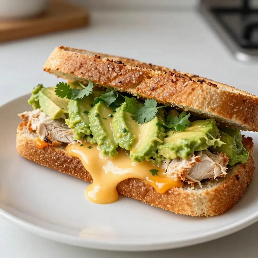 Savory Chicken Avocado Melt Recipe for Easy Lunch