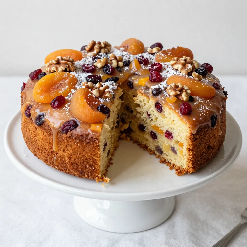 Boozy Fruit Cake Delightful and Flavorful Treat