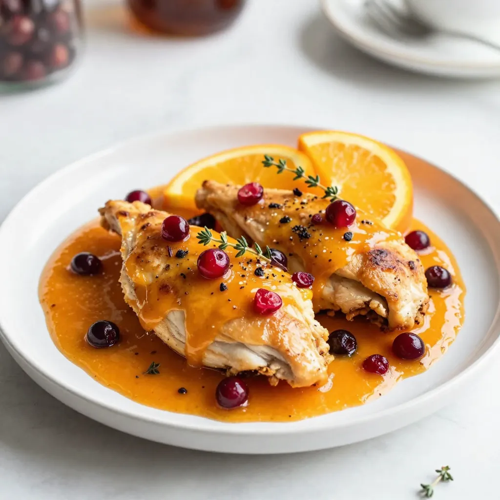 Skillet Cranberry Orange Chicken Flavorful Dinner Recipe