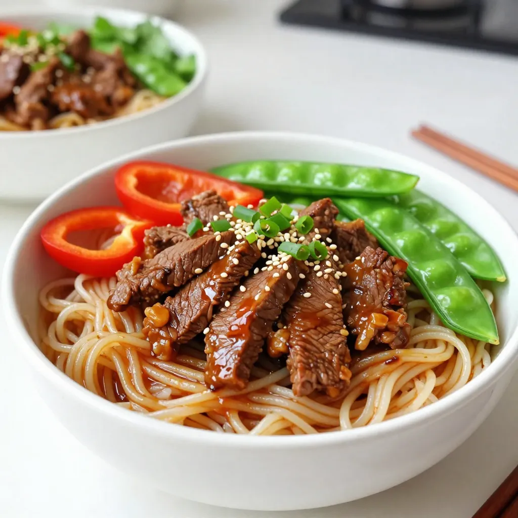 Sticky Beef Noodle Bowls Flavorful Weeknight Meal