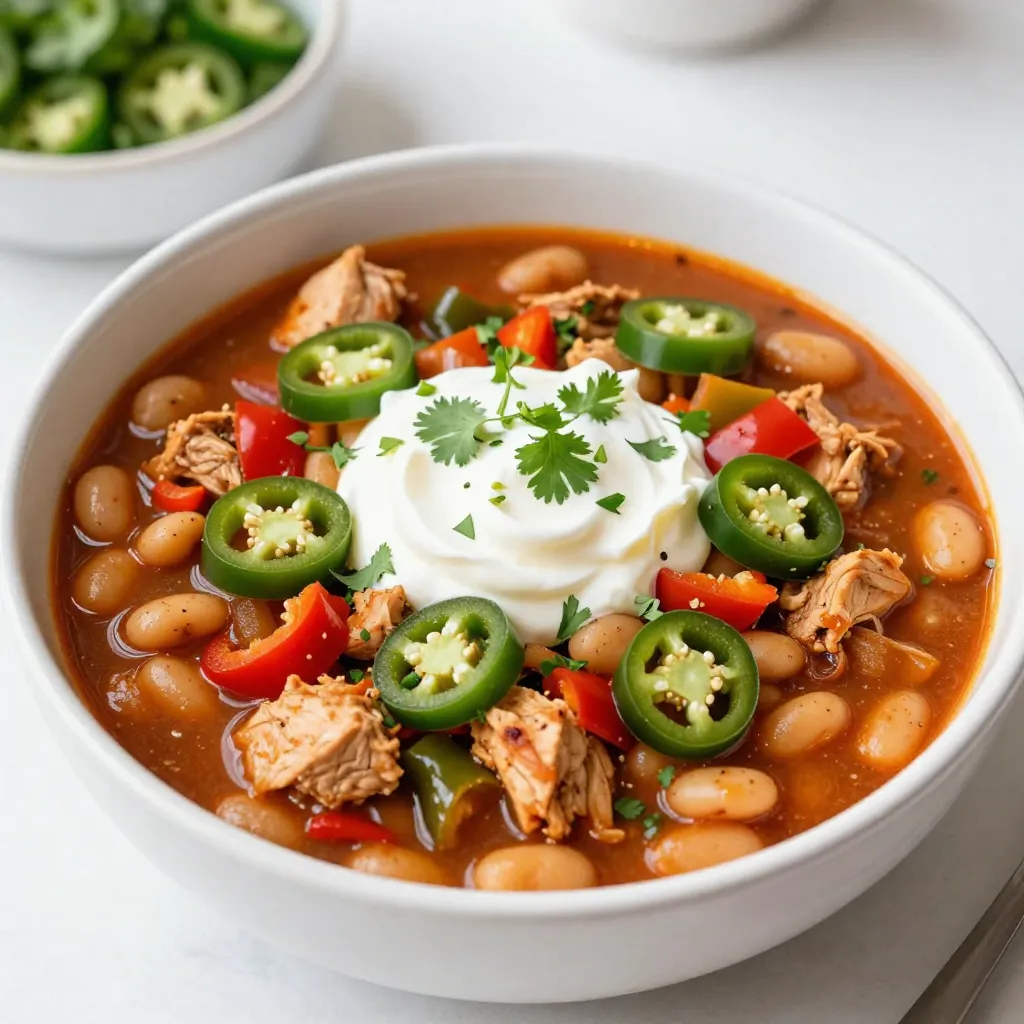 Cajun White Chicken Chili Savory and Hearty Recipe