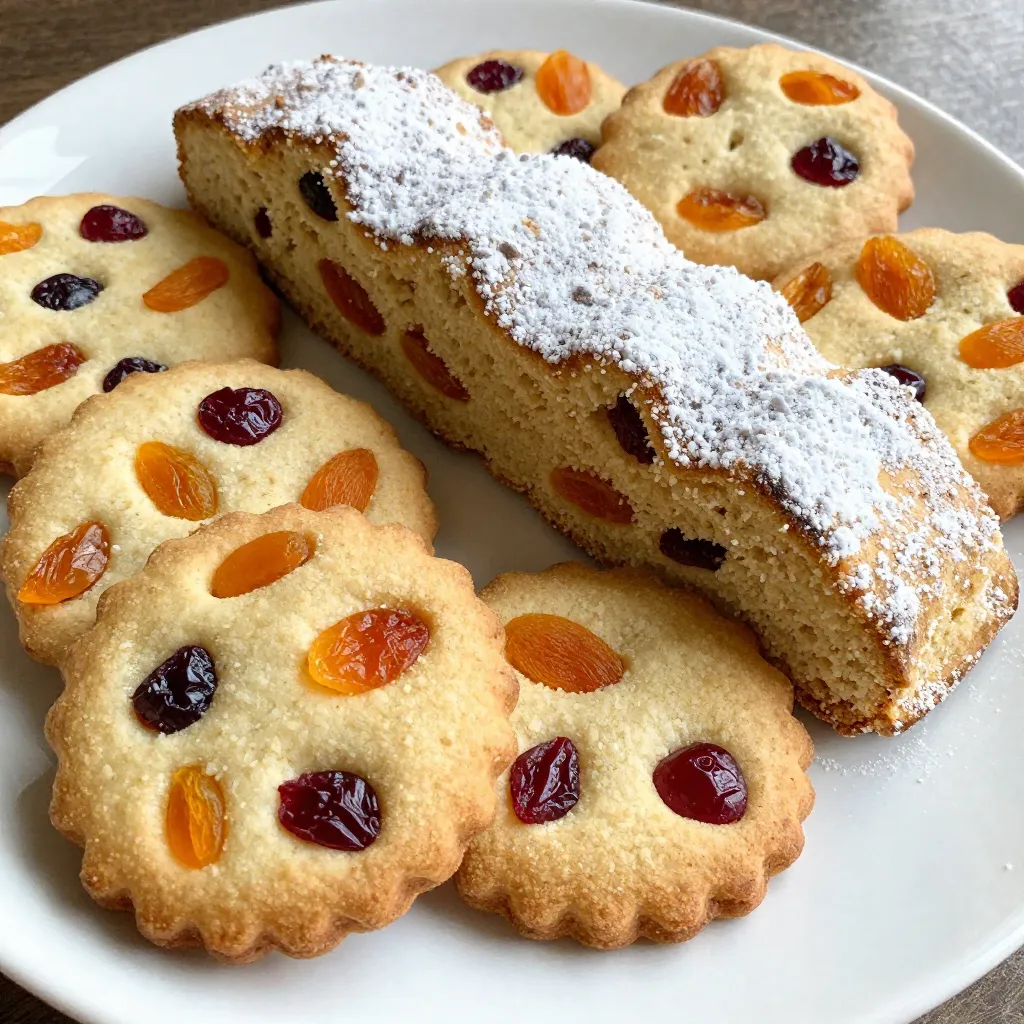 German Stollen Cookies Flavorful Holiday Treats