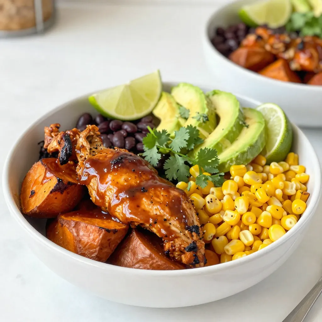 BBQ Chicken Sweet Potato Bowls Flavorful and Easy Meal