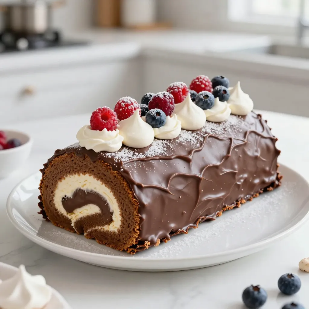 Classic Bûche de Noël Delightful Holiday Dessert Recipe