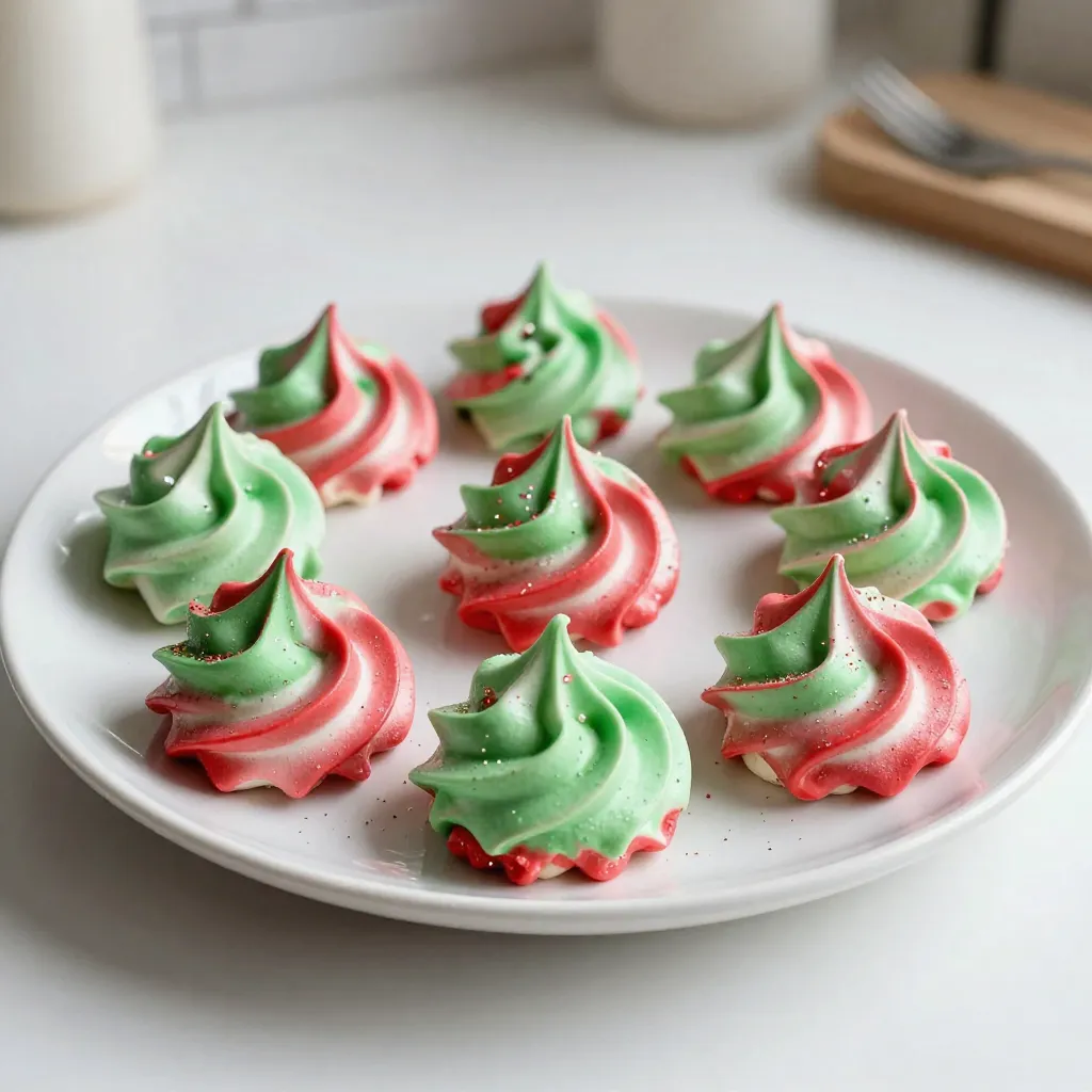 Christmas Meringue Kisses Festive and Sweet Treat
