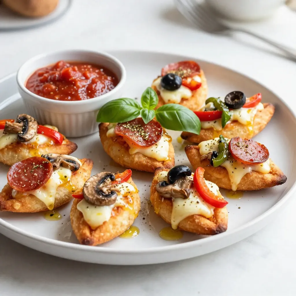 Festive Pizza Bites Irresistible Appetizer Idea