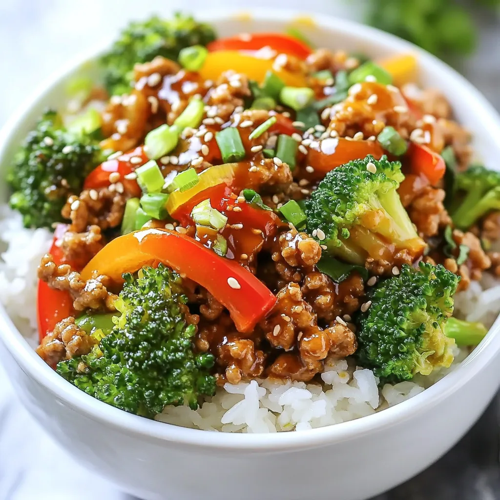 Teriyaki Turkey Rice Bowls Flavorful and Simple Meal