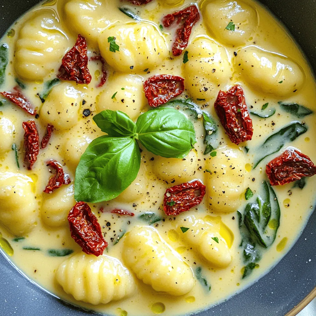 Creamy Sun-Dried Tomato Gnocchi Flavorful Comfort Dish