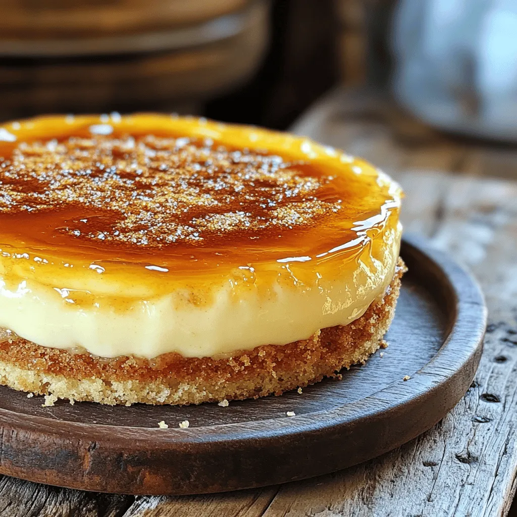 To make a delicious Crème Brûlée Cake, you will need the following ingredients: