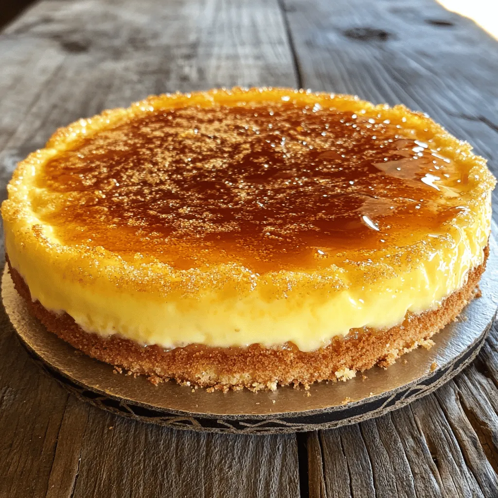 Crème Brûlée Cake Delightfully Creamy Dessert Recipe