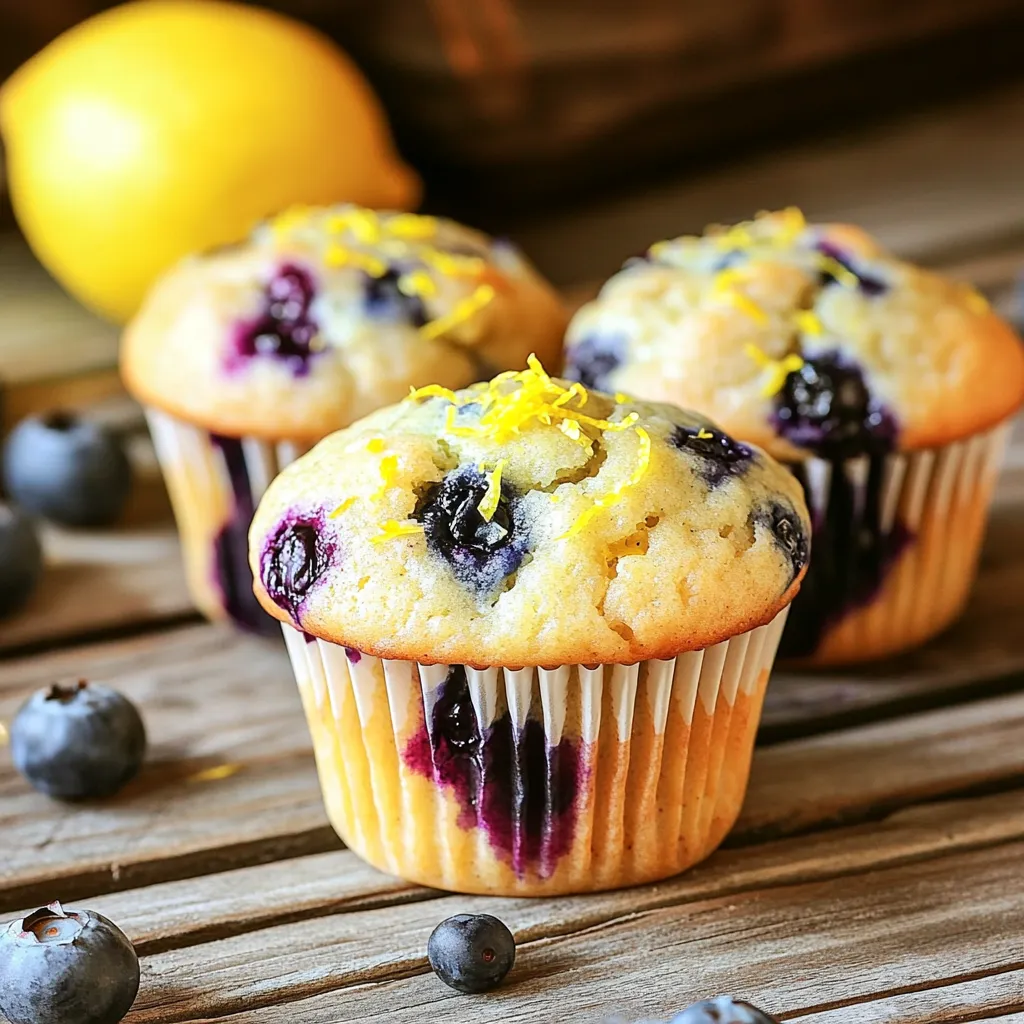 Lemon Blueberry Protein Muffins Energizing Snack Option