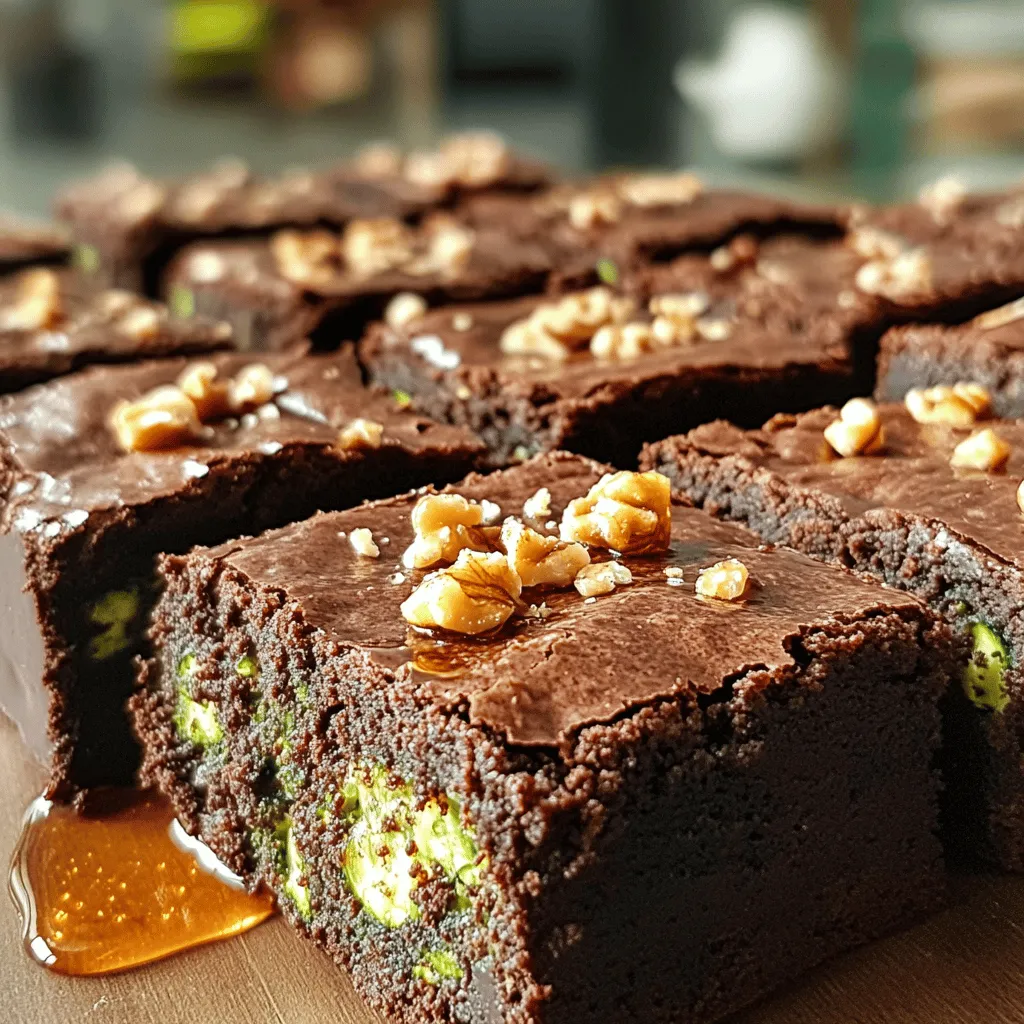 Zucchini Brownies with Honey Delightful Easy Treat