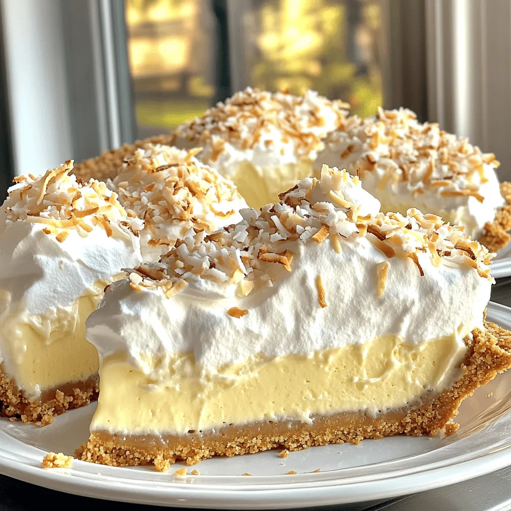 Creamy Coconut Cream Pie Delightful and Simple Treat
