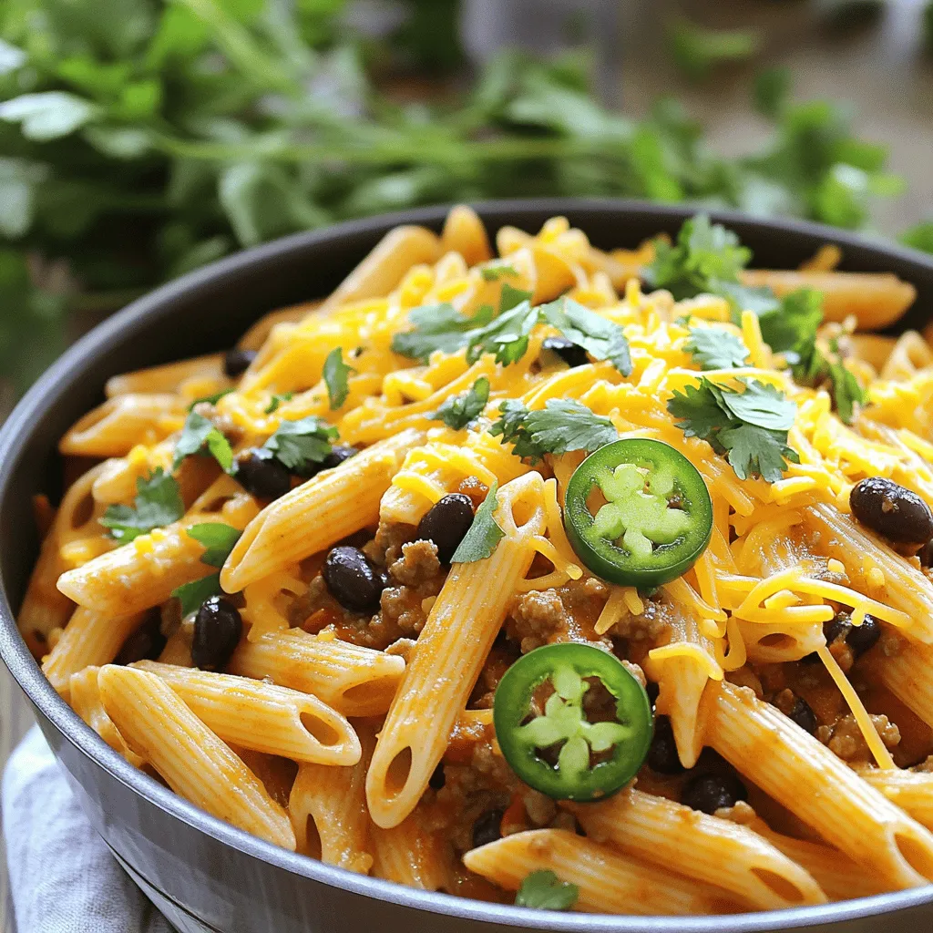 One Pot Taco Pasta Quick and Flavorful Meal
