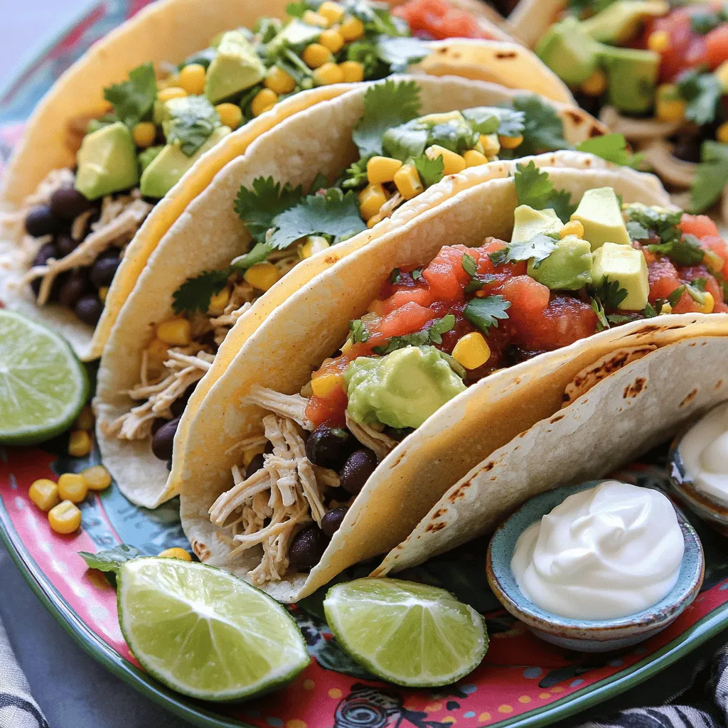 Savory Slow Cooker Chicken Tacos Quick and Easy Meal