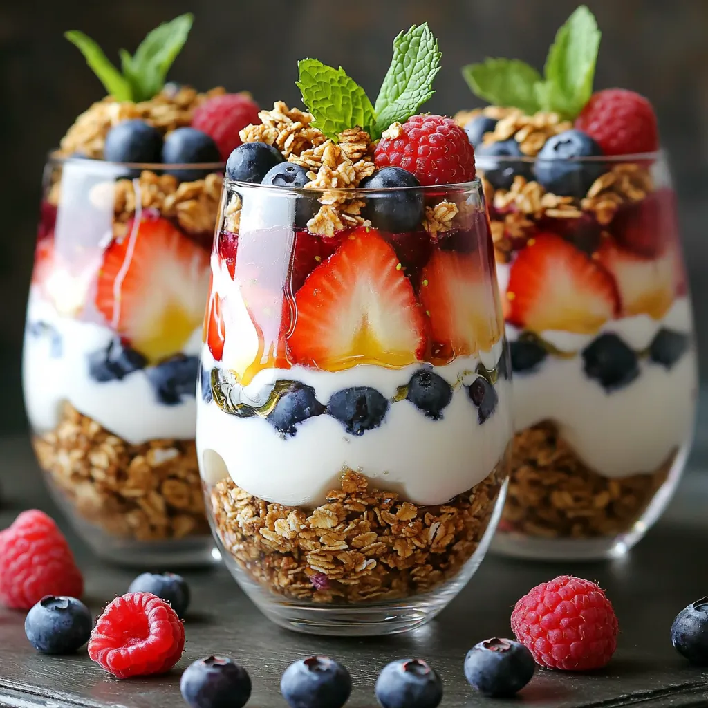 Greek Yogurt Berry Parfaits Healthy and Simple Snack