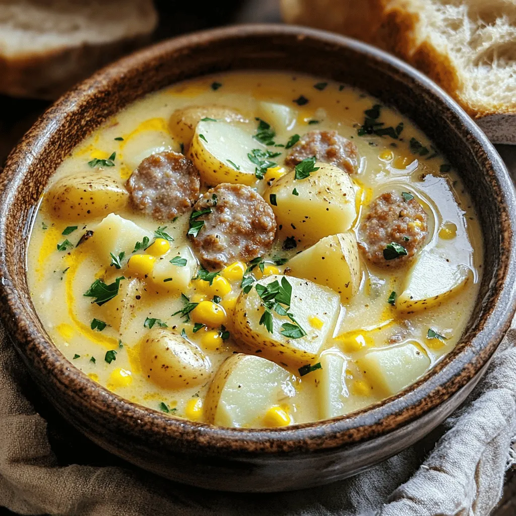 Savory Potato and Sausage Chowder Comfort Recipe