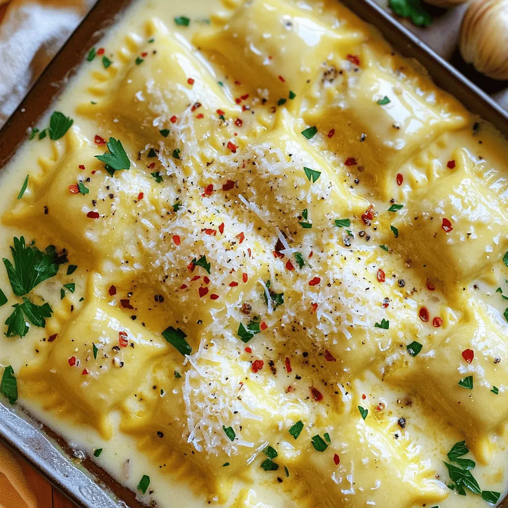 Savory Roasted Garlic Ravioli with Delicious Fillings