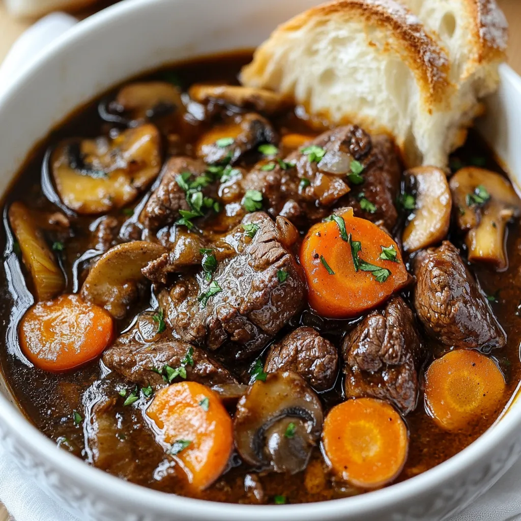 Classic Beef Bourguignon Hearty and Flavorful Meal