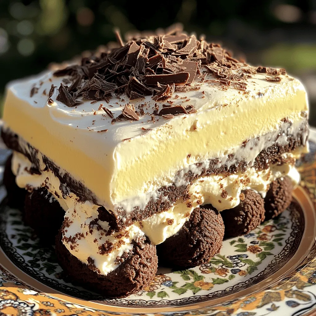 No Bake Cookies &#038; Cream Icebox Cake Delight