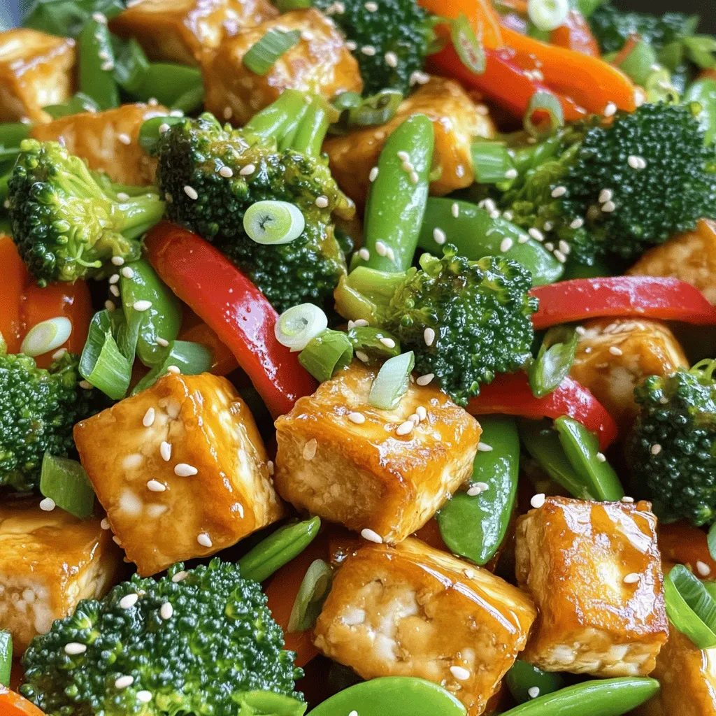 Crispy Tofu Stir-Fry Flavorful and Quick Meal Recipe