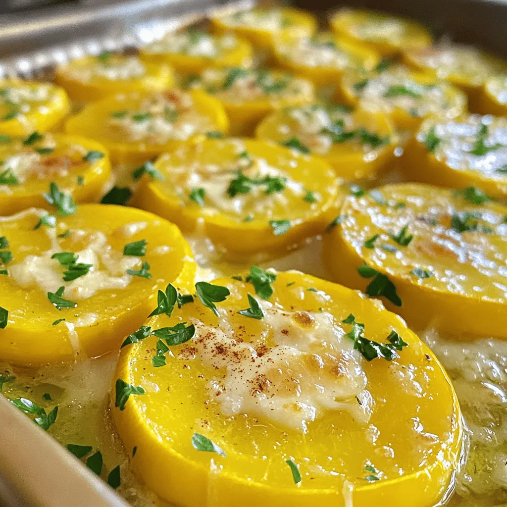 Garlic Roasted Yellow Squash Healthy Flavorful Side