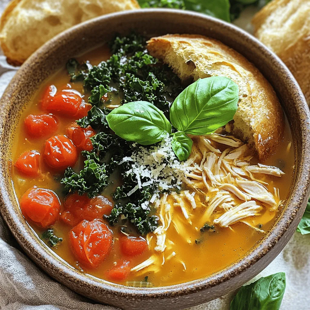 Tuscan Chicken Soup Flavorful and Hearty Comfort Dish