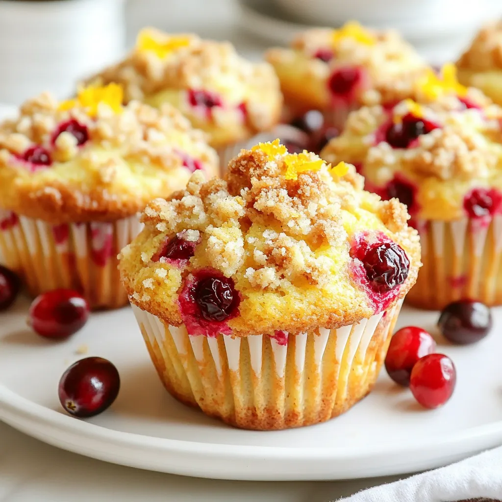 Cranberry Orange Streusel Muffins Fresh and Flavorful