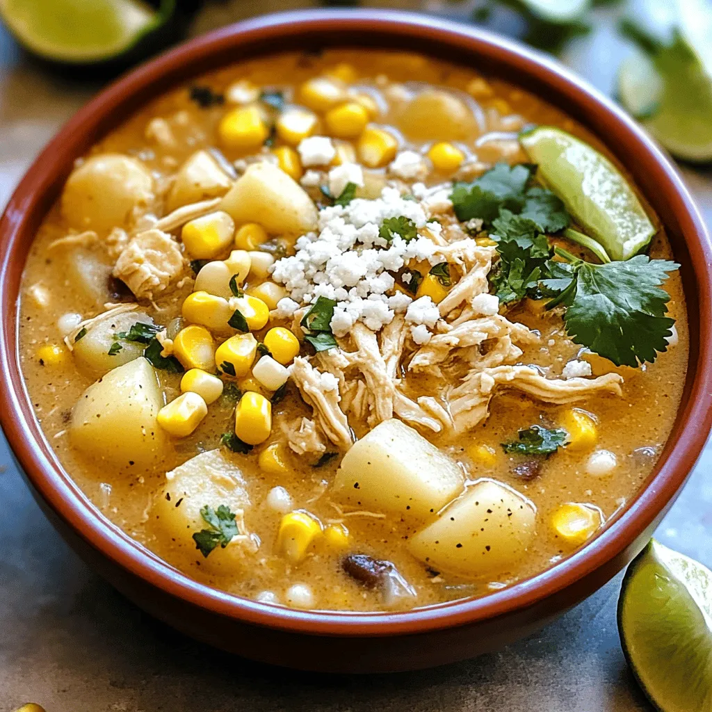 Mexican Street Corn White Chicken Chili Delight