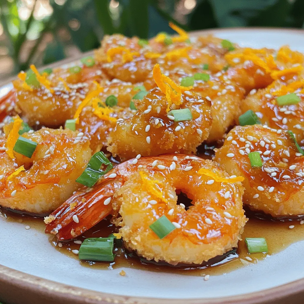 The crispy orange shrimp recipe shines due to its simple yet flavorful ingredients.