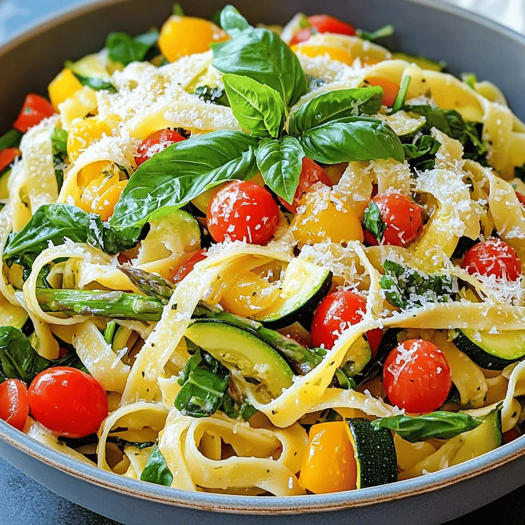 Vegetarian Pasta Primavera Flavorful and Fresh Dish
