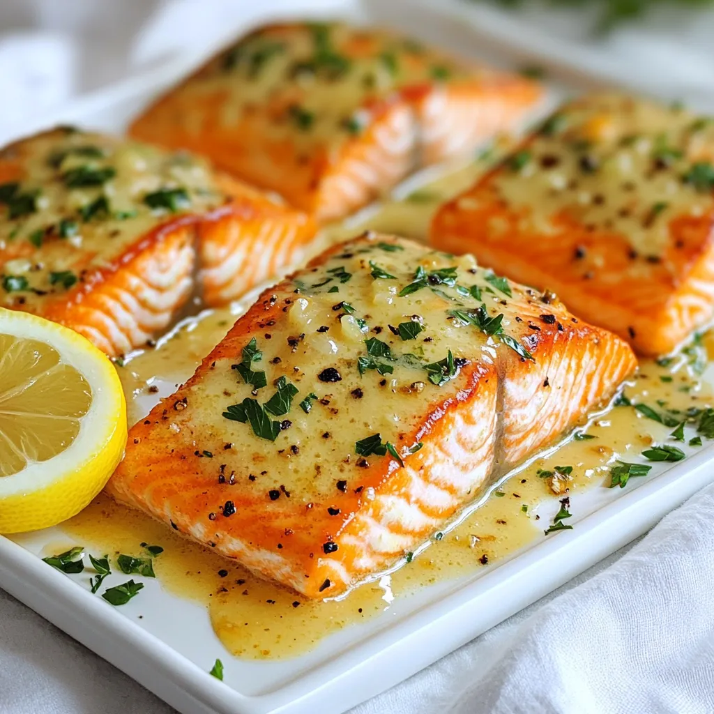 Creamy Garlic Salmon Simple and Flavorful Delight